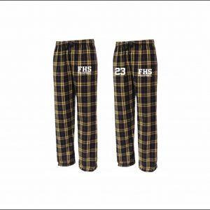 Freedom Volleyball - 22. Flannel Pants (Black/Gold)