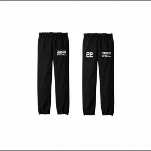 East Hills Softball - 16. Gathered Bottom Sweatpants (Black)