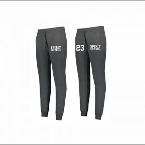 Lyons Spirit Softball - 8. Ladies Joggers (Charcoal)