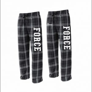 Force Gymnastics - 13. Flannel Pant (Black/White)