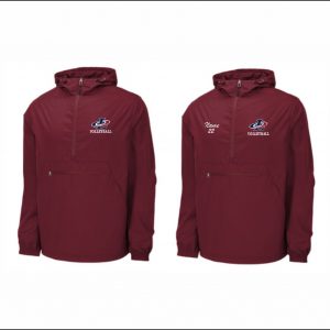 Liberty Volleyball - 25. Packable Anorak Jacket (Maroon)