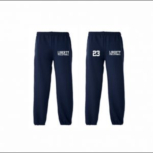 Liberty Volleyball - 19. Gathered Bottom Sweatpants (Navy)
