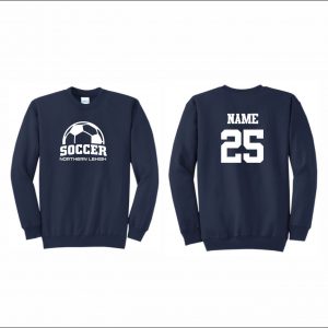 NLYAA Soccer - 10. Crewneck Sweatshirt (Navy)