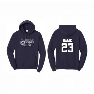 NLYAA Soccer - 12. Hooded Sweatshirt (Navy)