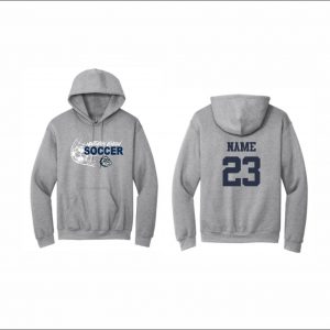 NLYAA Soccer - 13. Hooded Sweatshirt (Gray)