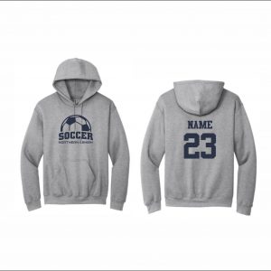 NLYAA Soccer - 14. Hooded Sweatshirt (Gray)