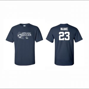 NLYAA Soccer - 1. Short Sleeve Cotton T-Shirt (Navy)
