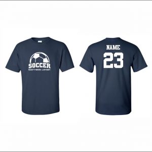 NLYAA Soccer - 1. Short Sleeve Cotton T-Shirt (Navy)
