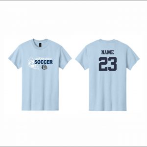 NLYAA Soccer - 3. Short Sleeve Cotton T-Shirt (Light Blue)