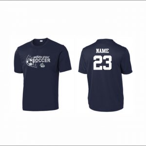 NLYAA Soccer - 4. Short Sleeve Performance Shirt (Navy)