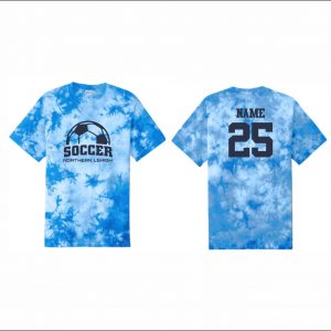 NLYAA Soccer - 5. Short Sleeve Tie Dye T-Shirt (Blue)