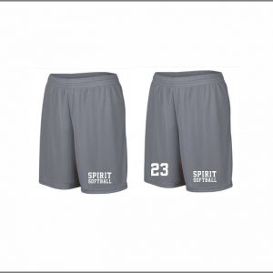 Lyons Spirit Softball - 22. Ladies Performance Shorts (Graphite)