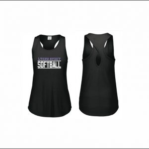 Lyons Spirit Softball - 6. Ladies Tri-Blend Tank (Black)