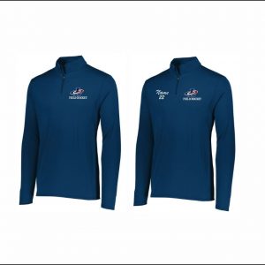 Liberty Field Hockey - 30. Lightweight Performance 1/4 Zip (Navy)