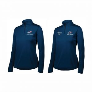 Liberty Field Hockey - 31. Ladies Lightweight Performance 1/4 Zip (Navy)