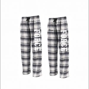 Force Gymnastics - 14. Flannel Pant (White/Black)