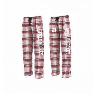 Liberty Field Hockey - 18. Flannel Pants (White/Maroon)