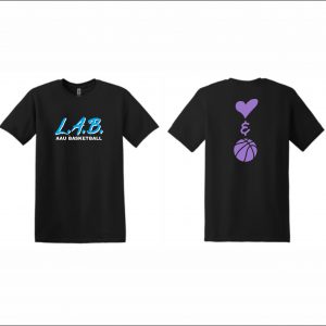 L.A.B. Basketball - 1. Short Sleeve Soft Cotton T-Shirt (Asst. Colors)