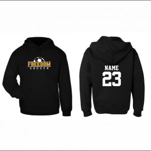 Freedom Boys Soccer - 18. Hooded Sweatshirt (Black)