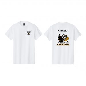 FREEDOM vs. Liberty Game - 1. Short Sleeve Cotton T-Shirt (White)