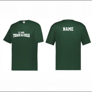 St. Anne Track & Field - 10. Performance Shirt (Dk. Green)