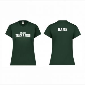 St. Anne Track & Field - 11. Ladies Performance Shirt (Dk. Green)