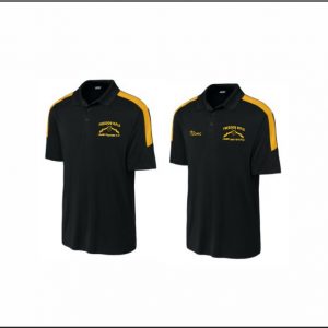 Freedom Rifle Champs - 7. Performance Polo (Black/Gold)