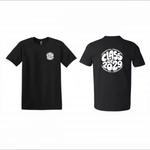 FHS Class of 2029 - Short Sleeve Cotton T-Shirt (Black)