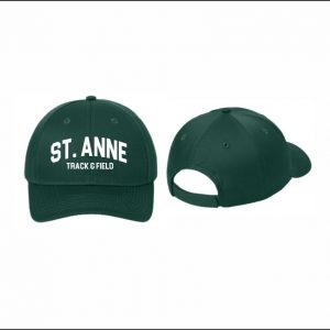 St. Anne Track & Field - 25. Adjustable Cotton Twill Hat (Forest Green)