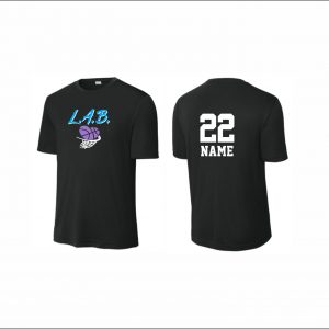 L.A.B. Basketball - 23. Short Sleeve Performance Shirt (Asst. Colors)
