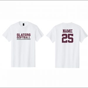 Bangor Softball - 3. Short Sleeve Soft Cotton T-Shirt (White)