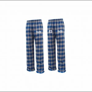OLPH CYO - 41. Buffalo Plaid Flannel Pant (Royal/Gray)