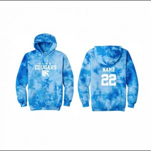 OLPH CYO - 14. Tie Dye Hooded Sweatshirt (Royal)