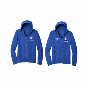 OLPH CYO - 32. Lightweight Full Zip Hoodie (Royal Blend)