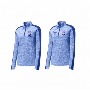 OLPH CYO - 37. Ladies Lightweight Performance 1/4 Zip (Royal Blend)