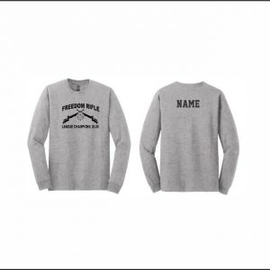 Freedom Rifle Champs - 6. Long Sleeve Cotton T-Shirt (Gray)