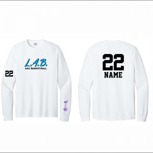 L.A.B. Basketball - 2. Long Sleeve Tri Blend T-Shirt (Asst. Colors)