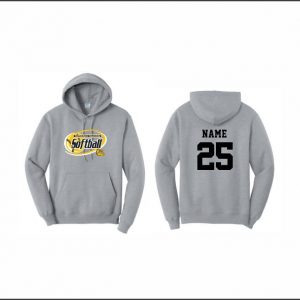 BTAA Softball - 7. Hooded Sweatshirt (Gray)