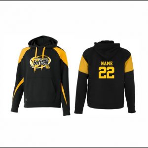 BTAA Softball - 8. Hooded Sweatshirt (Black/Gold)