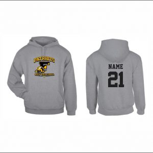 Freedom Boys Volleyball - 12.  Hooded Sweatshirt (Gray)