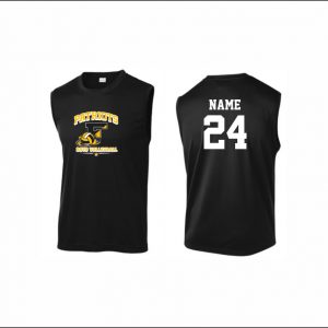 Freedom Boys Volleyball - 6. Sleeveless Performance Shirt (Black)