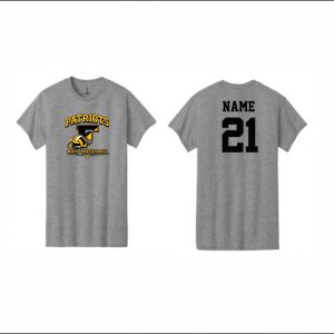 Freedom Boys Volleyball - 2. Short Sleeve Cotton T-Shirt (Gray)