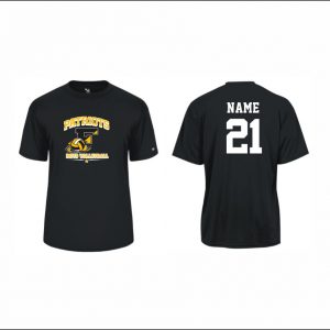 Freedom Boys Volleyball - 4. Short Sleeve Performance Shirt (Black)