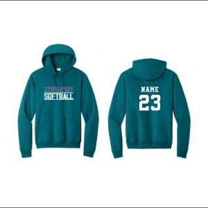 Lyons Spirit Softball - 23. Hooded Sweatshirt (Teal)