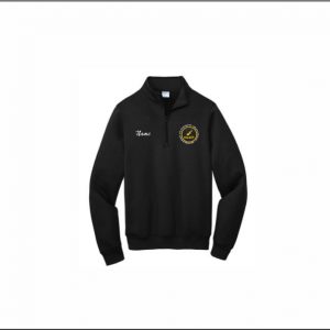 FHS NAACP - 3. Pullover 1/4 Zip Sweatshirt (Black)