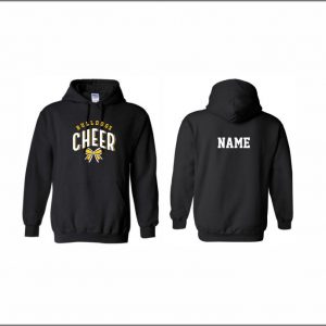 BTAA Cheer - 14. Hooded Sweatshirt (Black)