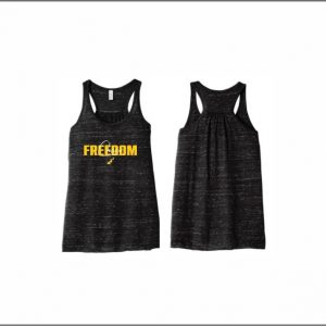 Freedom Cheer - 11. Womens Flowy Racerback Tank Top
