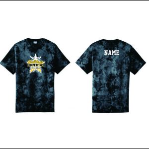 BTAA Cheer (Competitive) - 47. Short Sleeve Tie-Dye T-Shirt (Black)