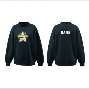 BTAA Cheer (Competitive) - 50. Ladies Mockneck Sweatshirt (Black)