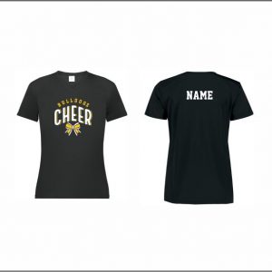 BTAA Cheer - 8. Ladies Performance V-Neck (Black)